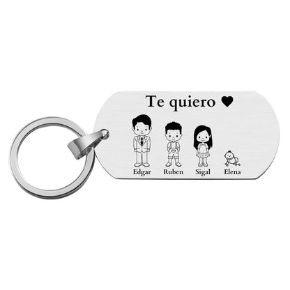 Llavero Personalizado FAMILIA™ (ENTREGA EN 24/72 HORAS).